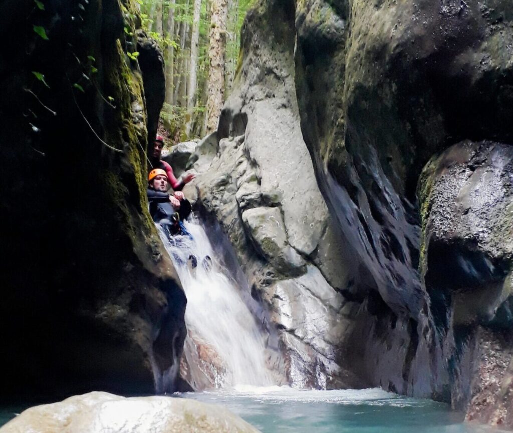 Canyon des Moules Marinières dans le Trièves. canyon proche Grenoble